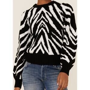 Wrangler Retro Zebra Print Sweater XXL